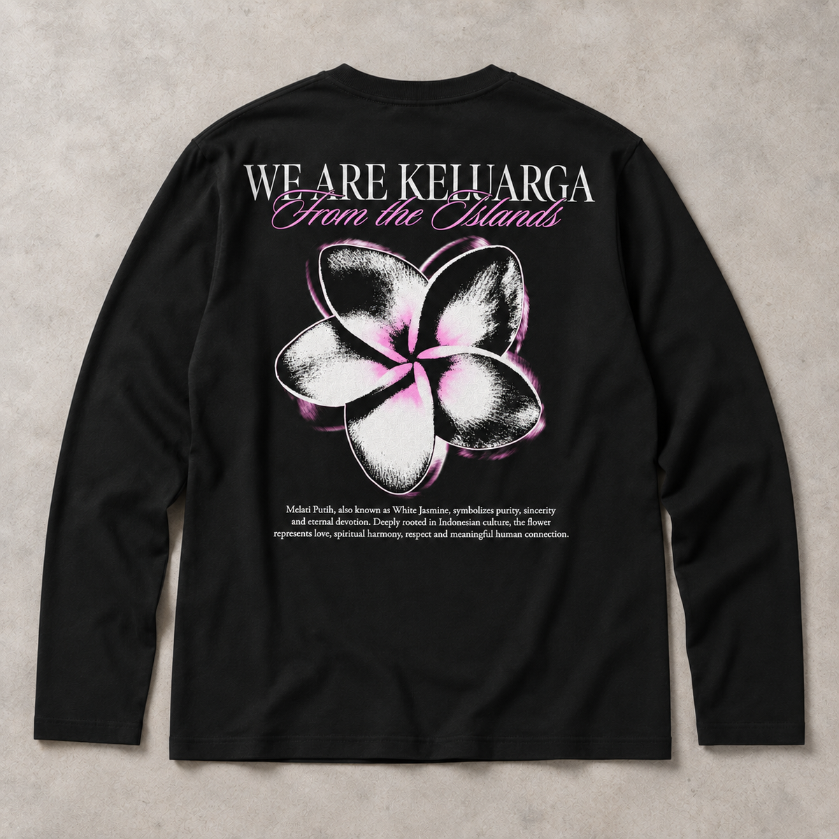MELATI FLOWER LONGSLEEVE — PINK